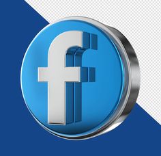 the facebook logo is displayed on a blue and white background