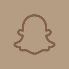 an image of a snap icon on a brown background