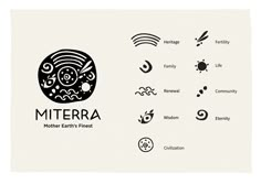 the logos for different types of items