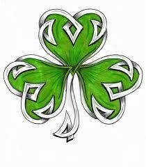 a drawing of a four leaf clover