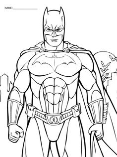 the batman coloring pages for kids