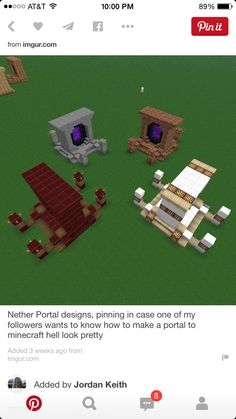 an image of some screenshots that are on the app for minecrafters