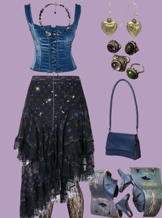 Whimsigoth Outfits, Maximalist Outfit, Peony Aesthetic, Street Outfits, Aesthetic Streetwear, Witch Outfit