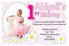 1st birthday invitation quotes 1st Birthday Invitation Wording, Pooja Sree, First Birthday Invitation Cards, Invitation Message, Birthday Invitation Message, Girl Template, Birthday Party Invitation Wording, 23 Birthday, 100 Birthday