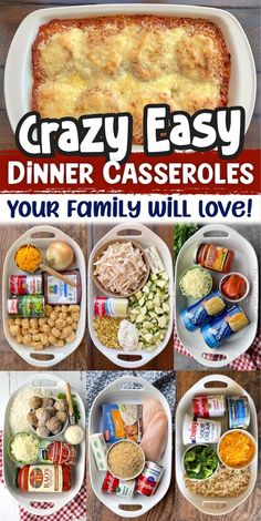 an easy dinner casserole recipe that is great for the family to enjoy