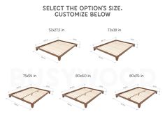 the instructions for how to build a platform bed