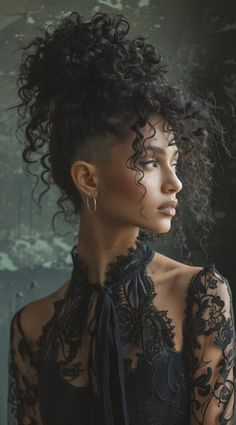 19 Long Curly Hair with Undercut Women Hairstyles: Stunning Ideas to Transform Your Look | LooksNiceOnMe Curly Hair With Undercut Women, Long Curly Hair With Undercut, Long Curly Undercut, Tapered Curly Hair, Curly Undercut Women, Curly Hair With Undercut, Talia Core, Hair With Undercut, Long Layered Curly Hair