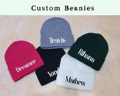 NOTE  Small Word & Letter Can Not Be Printed In Glitter ➟Popular Beanie for Mens, Womens & Children ➟Custom your Beanies. ➟These adorable personalized beanies are perfect to complete any outfit. ➟The soft and stretchy beanies are customized to order ➟The quality you expect is rugged enough to stand up to any adventure. ❀ Product ❀ ➣ Material: Polyester ➣ Printing: Vinyl Heat Press. ❀ PAYMENT GATEWAY ❀ ➣ You may be able to pay with a card via PayPal without a PayPal account. Here's how: ➣ Click Check out with PayPal and you'll be redirected to PayPal. Instead of choosing to pay with your PayPal account, select Pay with Debit or Credit Card. ➣ You'll be prompted to fill in your billing and credit card information. ➣ Enter your email address so PayPal can send you a receipt. ➣ Click Continue Personalized Beanies, Payment Gateway, Small Words, Skull Cap, Winter Hat, Custom Logo, Email Address, Heat Press, Beanie Hats