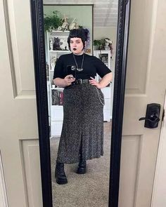 Spooky Outfits Plus Size, Plus Size Goth Date Night Outfit, Plus Size Hippie Goth, Alt Goth Outfits Plus Size, Plus Size Goth Office Fashion, Business Goth Plus Size, Gothic Business Casual Plus Size, Plus Size Goth Teacher Outfits, Alternative Professional Outfits Plus Size