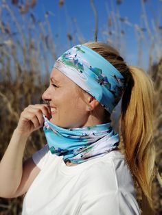 This handmade Headband  is made from functional SPORT material which is very stretchy and soft. This material is perfect for sport activities and absorbs moist much better than cotton. It is windproof and breathable. Perfect for activities all year as it can keeps you warm in winter but perfectly protects you from sweating in summer.  Headband is double layered. Made from 92% polyester and 8% Elastan. Headband fits to heads in range from approx. 51-58 cm and is 9cm wide. Bandana in the same design also available. Visit my Facebook for more designs: https://www.facebook.com/mujkulishak/ Or Instagram: Kulishak_handmade Please note: Design of the pattern can be slightly different than the picture according to fabric cut. Sporty Headband With Sweatband, One Size, Sporty Headband With Sweatband, Casual Headband With Sweatband For Sports, Casual Sports Headband, Stretch Cotton Sweatband Headband For Sports, Sporty Cotton Sweatband Headband For Sports, Sporty Stretch Headband For Sports, Sporty Cotton Sweatband Headband, Sporty Stretch Headband