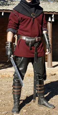 Monster Hunter Outfit Male, Rennaisance Outfits Male, Medival Outfits Mens, Fantasy Viking Outfit Male, Mens Renfest Costume, Men Warrior Outfit, Archer Clothes Male, Medevil Aesthetic Outfits Men, Men's Ren Faire Costume