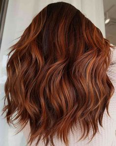 Red Balayage Hair, Red Balayage, Fall Hair Color Trends, Ginger Hair Color, Fabulous Hair, Red Highlights