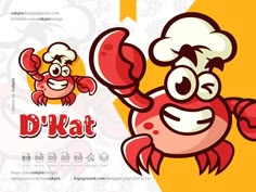 an image of a cartoon crab character