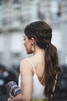 Bridal Ponytail, Braided Hairstyles For Wedding, Art Nails, Trending Hairstyles, Braided Updo, Box Braids Hairstyles, Braided Ponytail, Hair Art, Bride Hairstyles