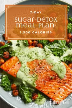 Sugar Detox Meal Plan, 1200 Calorie Diet Meal Plans, Sugar Detox Recipes, Detox Meal Plan, Breakfast Low Carb, Sugar Free Diet, 7 Day Meal Plan, Ketogenic Diet Meal Plan, Low Sugar Recipes