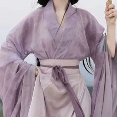 Lasaky - Wei Jin Hanfu Half-Print Stand Collar Wide Sleeve Eight-Break Skirt Traditional Costume for Everyday Wear Skirt Traditional, Chiffon Outer, Satin Midi Skirt, Traditional Costume, Wide Sleeves, Terry Cloth, Olivia Mark, Scarf Print, Chinese Style