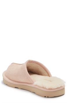 Cozy house slippers with an outdoor-friendly, sole done in a mini size for your little one. Slip-on Faux fur lining Leather upper, textile lining, synthetic sole Imported Soft Slip-on Slippers For Relaxation, Slip-on Soft Slippers For Relaxation, Super Soft Comfortable Slip-on Slippers, Comfortable Indoor Slippers With Soft Sole, Soft Snug Indoor Slippers, Comfortable Super Soft Slip-on Slippers, Comfortable Cushioned Slide Slippers, Cozy Indoor Slippers With Rubber Sole, Snug Super Soft Comfortable Slippers