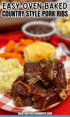 an easy oven baked country style pork ribs recipe