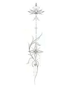 a line drawing of a flower on a white background