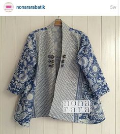 Batik Blazer, Batik Kombinasi, Mode Batik, Batik Kebaya, Batik Design, Kimonos, Kimono Fashion