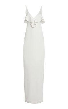 Skirt Shapewear, Evening Flats, Ruffled Maxi Dress, Long Sleeve Maxi, White Maxi Dresses, Skirts For Sale, Long Sleeve Maxi Dress, Moda Operandi, Stella Mccartney