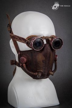 Post Apocalyptic Mask  Biker Mask  Fallout Mask  Light Gas image 2 Apocalypse Goggles, Post Apocalyptic Mask, Steampunk Face Mask, Steampunk Gas Mask, Biker Mask, Dark Mask, Motorcycle Mask, Mask Light, Burning Men