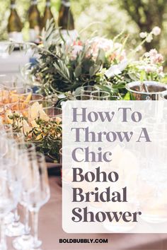 boho bridal shower Bridal Shower Brunch Decorations, Simple Bridal Shower Decorations, Wedding Shower Brunch, Bridal Shower Menu, Boho Bridal Shower Invitations