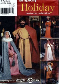 an adult and child's costume pattern from the book simplicity holiday