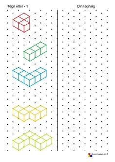 two different colored boxes are shown in this worksheet for kids to learn how to draw