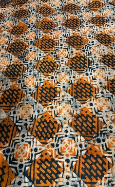 African Tie - Dye Fabric , Hand Made Print , By the locally made in Ghana.    Material: 100% Cotton,  Width : 45 inches . Length : 36 inches  per yard   Color :  Deep Orange , Black, Solid Peach . It Can Be used For all Fashion and Designs , Accessories, Home Decor and Other Craft. It's Advised to Wash Your Fabrics prior to use for any projects. Wash in cold water also Separately from other things. Disclaimer: Colors may appear different from photos due to lighting. Tie Dye Fabric, Tie Dye, The 100, Craft Supplies, Fabric, Color, Design