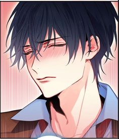 an anime character with black hair and blue eyes wearing a shirt, tie and jacket