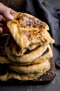 What could be better than soft fluffy naan bread with a hint of sweetness to mop up a lovely curry sauce! This is my homemade peshwari naan, stuffed with a deliciously moreish sticky mixture of ground almonds and desiccated coconut. It's the perfect blend of sweet and savoury!