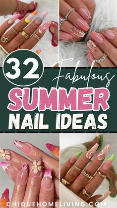 The most exciting season is almost here and what better way to showcase your creativity and style than with your manicure? Elevate nail game style this year with these super chic summer nail ideas. Vacation Nail Ideas, Tropical Vacation Nails, Summer Nail Ideas, Subtle Ombre, Game Style, Pin Template, French Manicure Nails, Summer Manicure