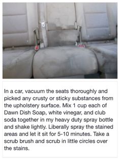 the seat covers are clean and ready to be used in any car, or even for cleaning