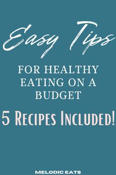 Easy Tips to Eat Healthy and Save Money Healthy Eating On A Budget, Eating On A Budget, Healthy Lunch Snacks, Healthy Lunch Meal Prep, Taco Recipe, Music Genre, Lunch Meal Prep