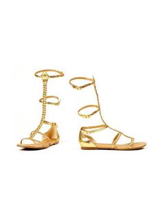 Check out Women's Egyptian and Greek Gold Sandals - 2018 Costume Accessories | Costume SuperCenter from Costume Super Center Egyptian Halloween Costume, Egyptian Sandals, Egyptian Goddess Costume, Gold Gladiator Sandals, Gladiator Flats, Fancy Accessories, Costumes Dresses, Gladiator Shoes, Flat Gladiator Sandals