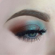 lovely Drag Make-up, Eye Close Up, Make Up Inspiration, Matte Makeup, Green Makeup, Beauty Make-up, Urban Decay Makeup, Rust Orange, Makeup Geek