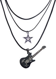 Rock Star Accessories, Star Aesthetic Clothing, Y2k Star Fashion, Genderfluid Jewelry, Cute Necklaces To Make, Grunge Gifts Ideas, Y2k Wishlist, Grunge Wishlist, Tomboy Jewelry