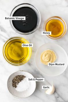 the ingredients to make an easy diy face mask on a marble counter top with text overlay