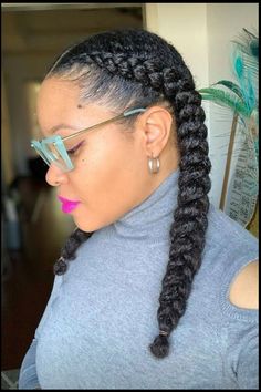 Quick Easy Natural Hairstyles, Princess Braids, Stretched Hair, Nubian Princess, Easy Natural Hairstyles, Vacation Hair, Two Braid Hairstyles, Fire Hair, Protective Hairstyles For Natural Hair