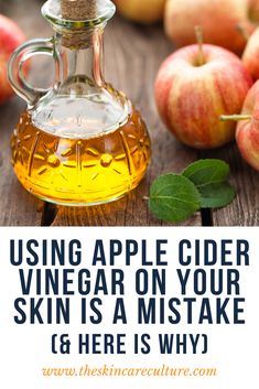 an apple cider vinegar on your skin is a mistake 6g here is why