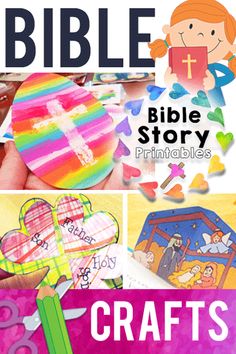 the bible crafts and activities for kids to do with their favorite children's books