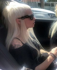 Blonde Goth, Yolandi Visser, Die Antwoord, Punk Hair, Hair Reference, Hair Inspo Color, I Love Girls, White Hair, Cut And Color