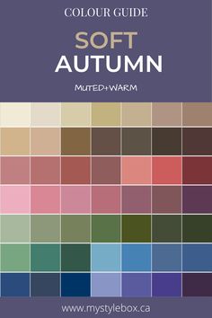 the color guide for soft autumn