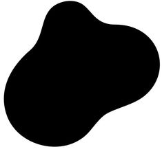 a black and white silhouette of a pear