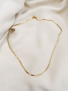 Our beautiful Dot Chain is an easy way to make a big statement and is perfect to wear anytime. This chain looks beautiful on its own or mixed and matched. High quality chain necklace, gold filled, nickel-free and hypoallergenic.This’s one of my favorite chains from my new collection. The different shapes make them look so classy, unique, and shiny! YOU’LL LOVE IT!! DETAILS: •Material: 14K gold-filled, sterling silver •Lengths : 14" - 18" inches • Thickness: 2mm•features the perfect chain for mak Dainty Gold Chain Round Necklaces, Dainty Round Gold Chain Necklace, Minimalist Silver Chain Necklace 14k Gold Filled, Minimalist Sterling Silver Necklace With Gold Chain, Minimalist Silver 14k Gold Filled Chain Necklace, Minimalist 14k Gold Filled Silver Chain Necklace, Everyday Silver 14k Gold Filled Chain Necklace, Everyday Box Chain Necklace, Delicate Round Chain Necklace