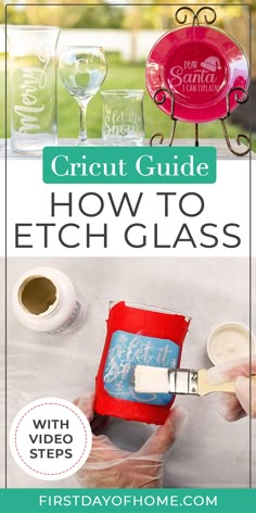 Etch Glass With Cricut