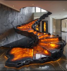 Epoxy Countertops, House Interior Design Styles, Engineering Works, The Staircase, Unique Nature, Home Building Design, Piece Of Art