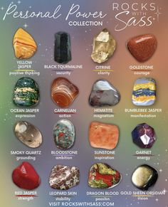 Chakra Stones Chart, Energy Stones Crystal Healing, Crystal Identification, Raw Gemstones Rocks, Gemstones Chart, Crystal Healing Chart, Stone Store, Yellow Jasper, Highest Self