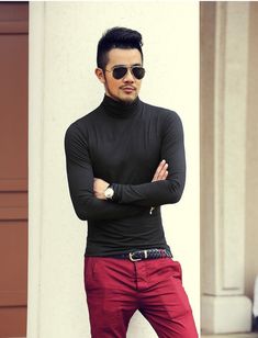 Collar:TurtleneckMaterial:Lycra,Cotton,SpandexPattern Type:SolidSleeve Style:RegularSleeve Length(cm):FullFabric Type:BroadclothStyle:Casual Cotton Spandex, Mens Long Sleeve, Neck T Shirt, Dark Green, Royal Blue, Sleeve Length, Spandex, Collar, Long Sleeve